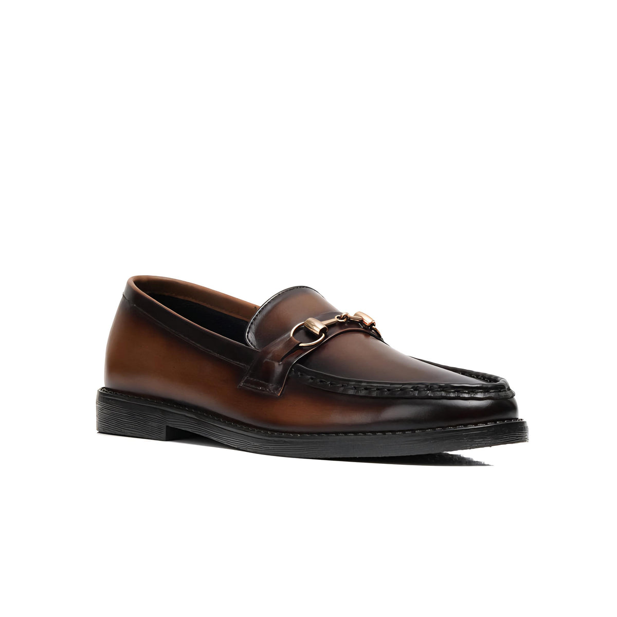 Handmade shoes Leather Loafers, Italian Style Slip-Ons Horsebit Loafers mens dress shoes
