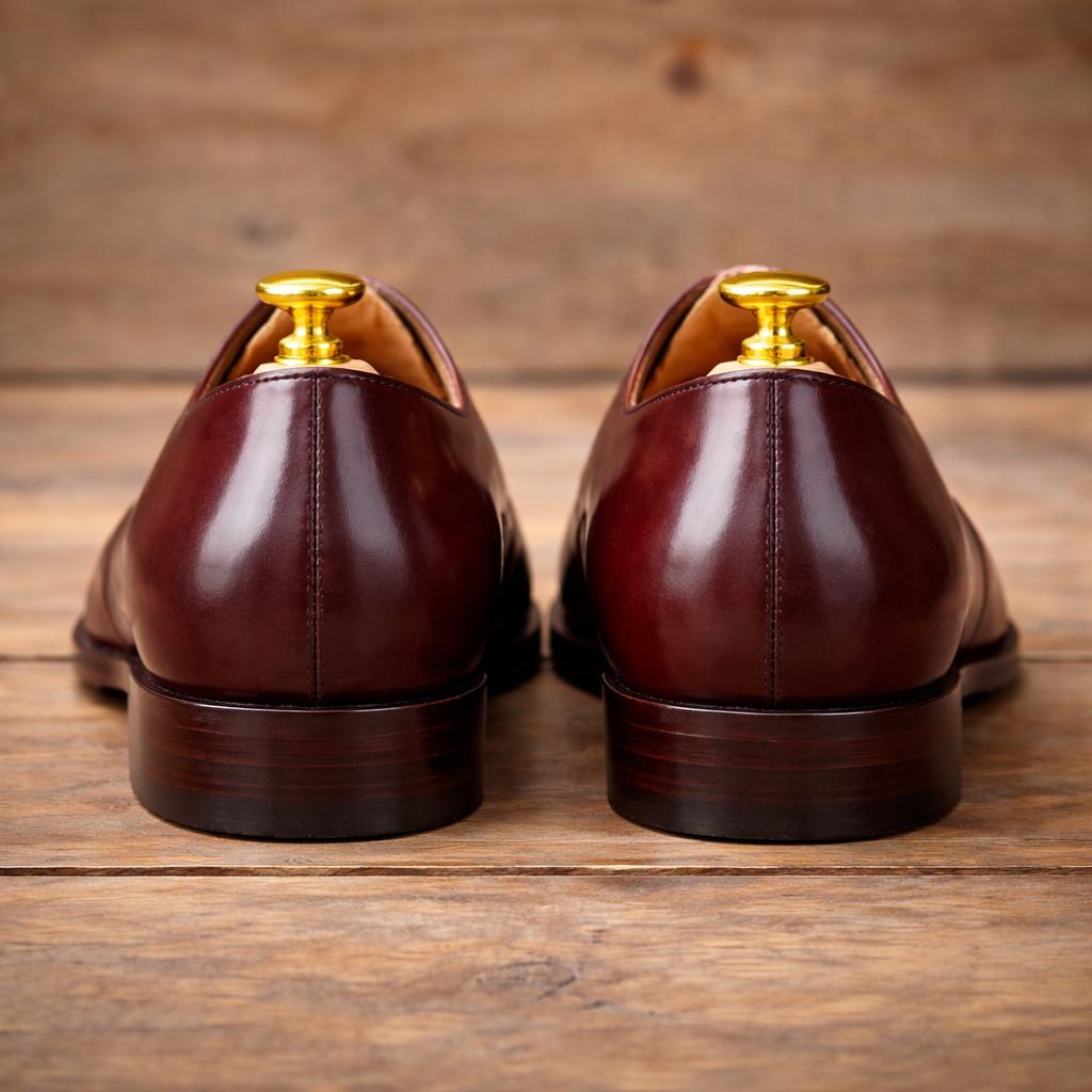 shoes for men Handmade Oxblood Leather mens Oxford Shoes, Burgundy Cap Toe mens Dress Shoes