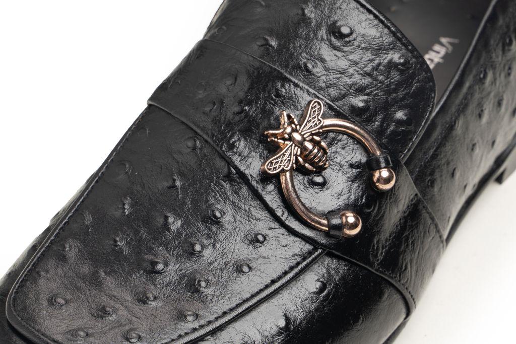 Handmade Black Leather Loafers, Mens shoes, Formal Dress Custom Leather Shoes, Gift for him