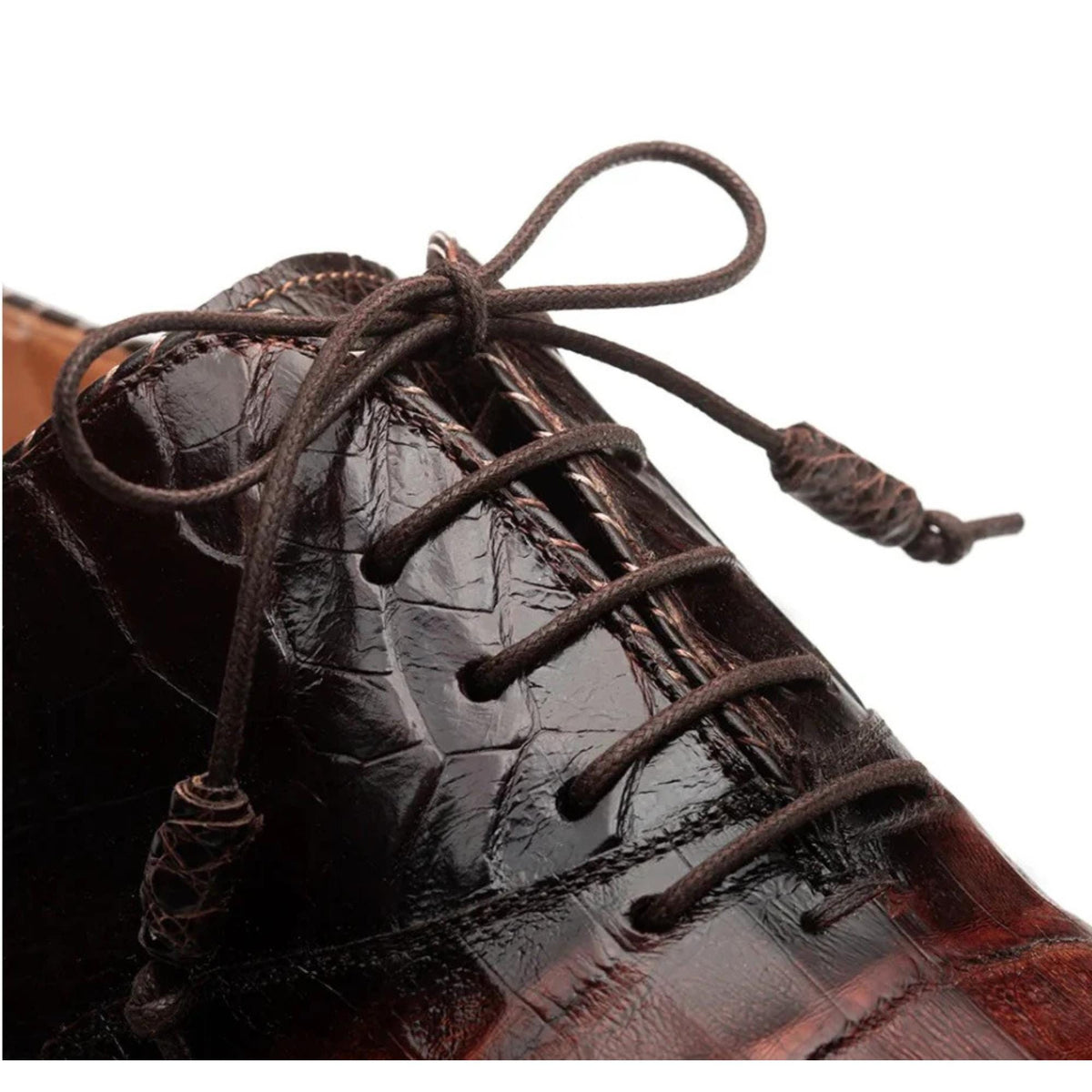 Handmade Brown Crocodile Embossed leather mens Oxfords Shoes, Vintage Lace Up mens Dress Shoes, Wedding Oxfords