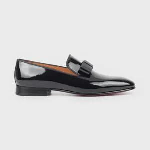 handmade Mens loafers Tolima Black Patent Leather Opera Pumps, leather shoes men Tuxedo Loafers