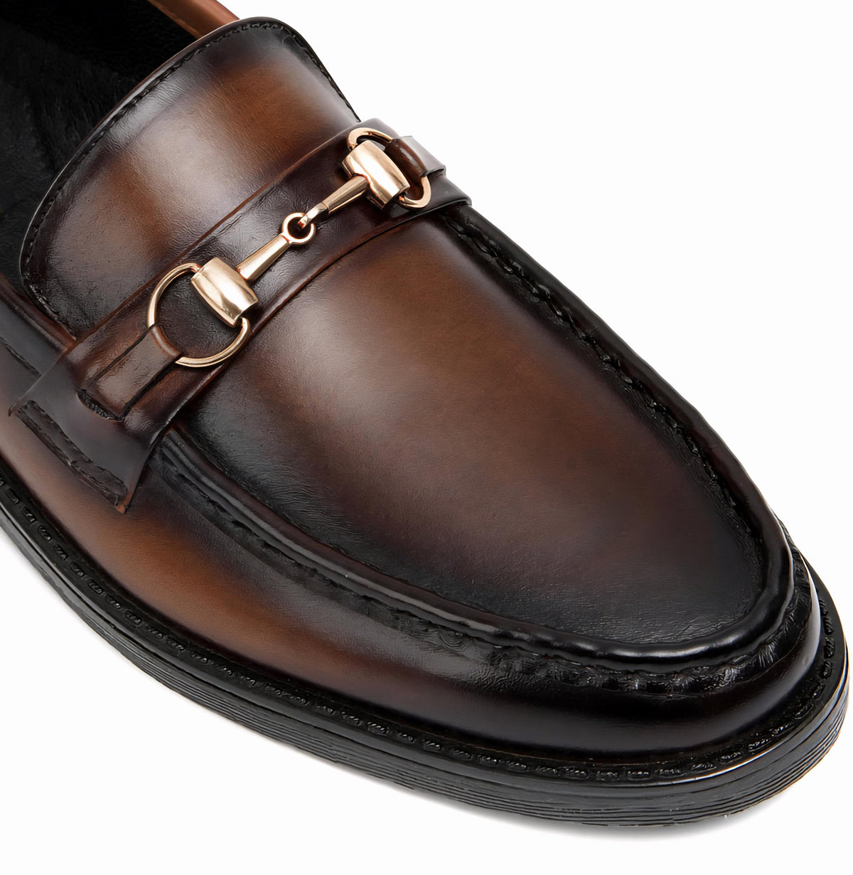 Handmade shoes Leather Loafers, Italian Style Slip-Ons Horsebit Loafers mens dress shoes