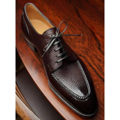 Handmade Custom Leather Shoes for Men – Bespoke Leather Dress Shoes, Handcrafted Wedding Shoes,
