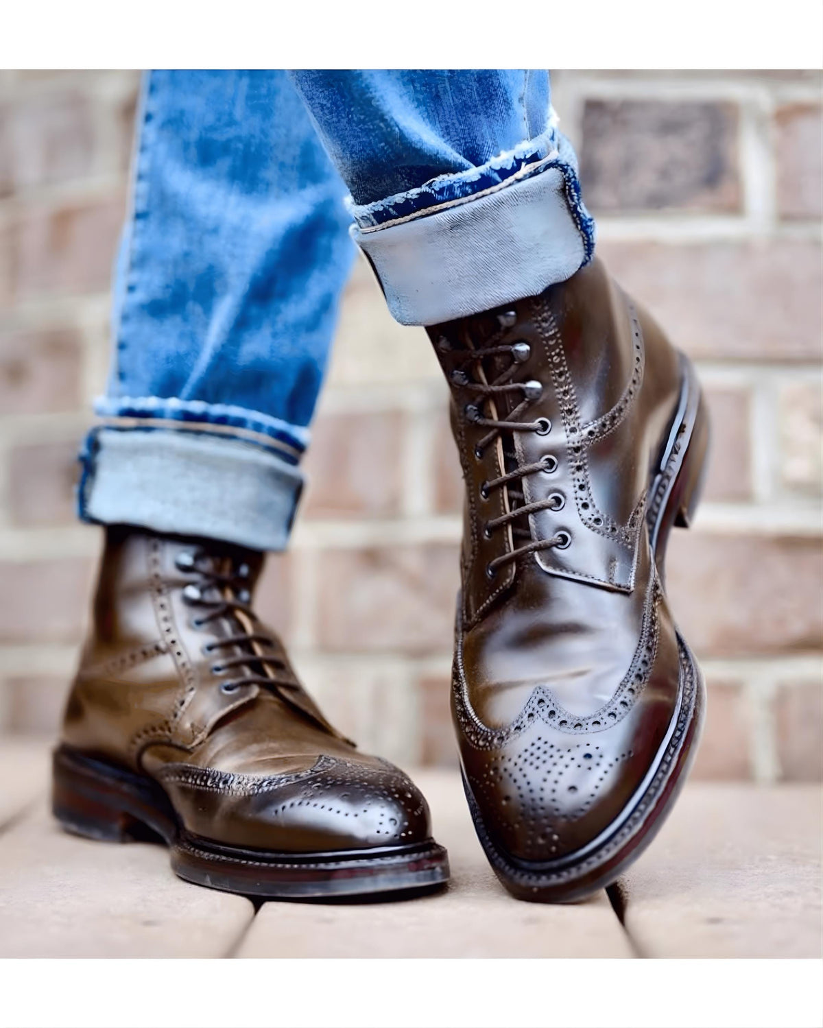 Leather boots Handmade brown mens Ankle Boots, beatle boots | gift for him