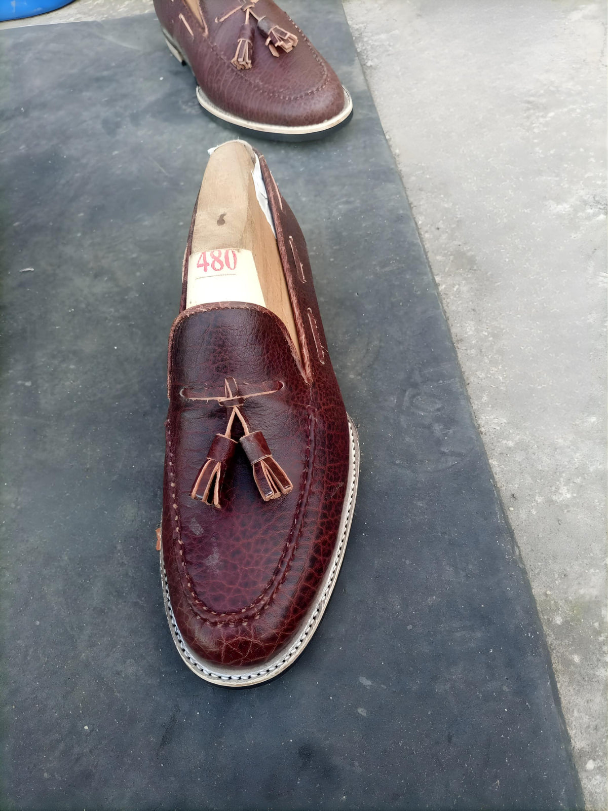 Tassel leather loafer mens made to your measurement handmade burgundy leather slip on dress mens shoes | loafers for men, giftsforhim