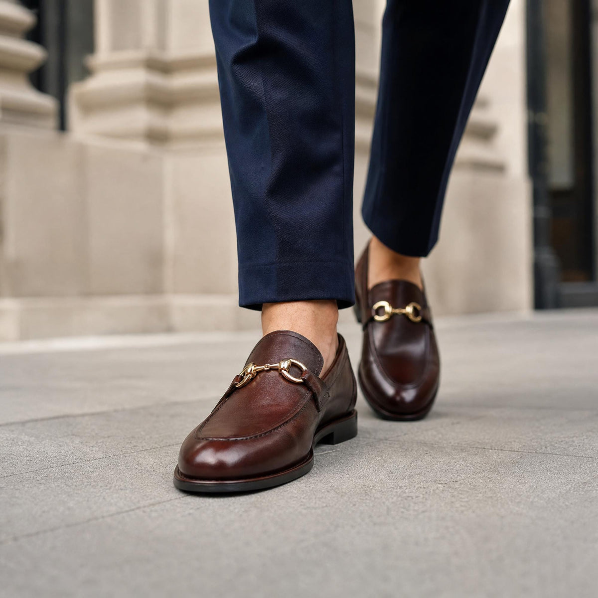 Handmade Brown Horsebit Loafers for Men | Leather Slip On Dress Shoes | Formal Wedding Loafers | Custom Leather Shoes