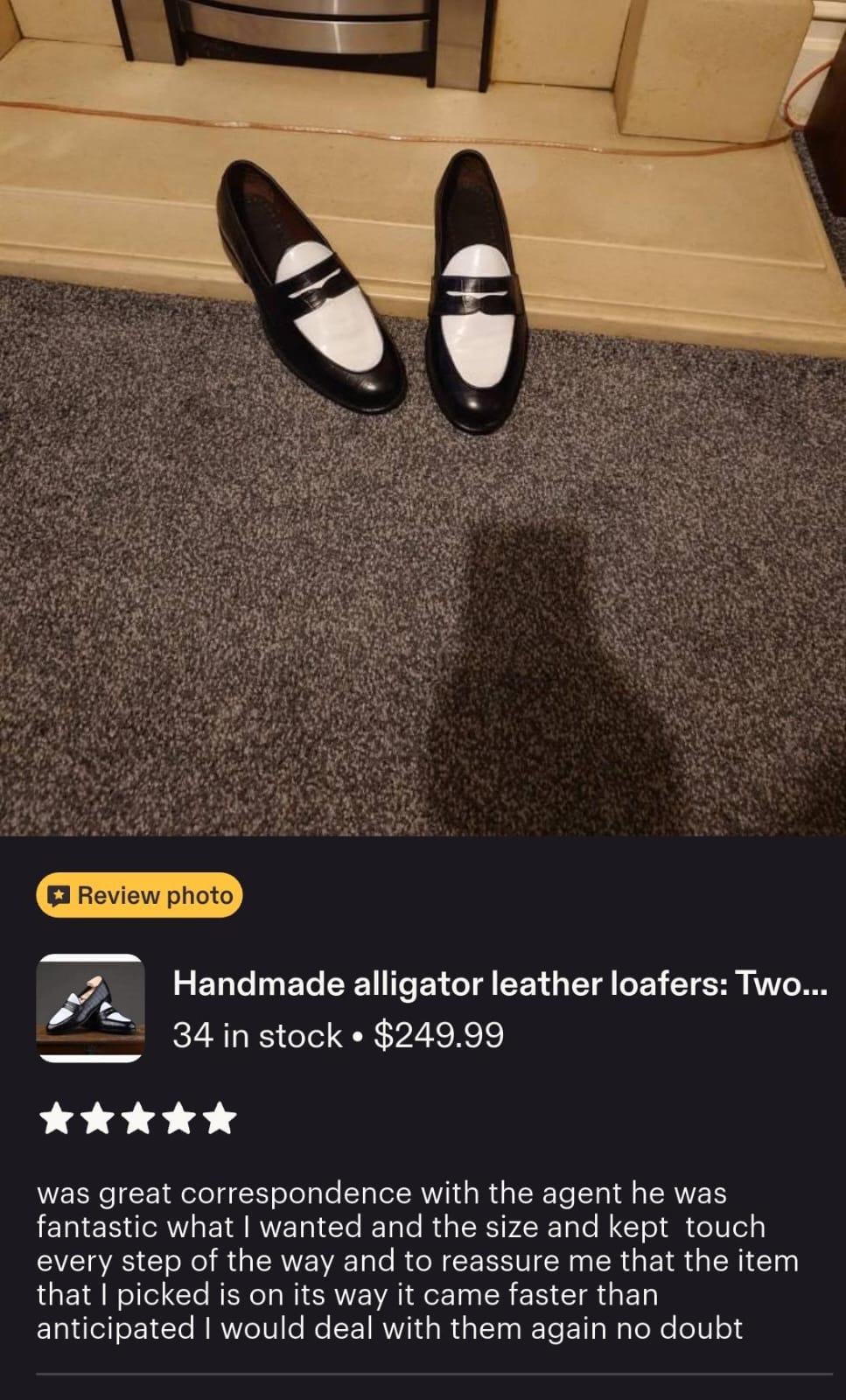 Handmade alligator leather loafers: Two tone White and black Slip On penny loafers, mens shoes