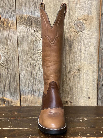 Tall Cowboy Boots Men Unisex, Handmade Full Grain Leather Western Boots, 16 Inch Roper Boots, Horse Riding Boots, Ranch Boots