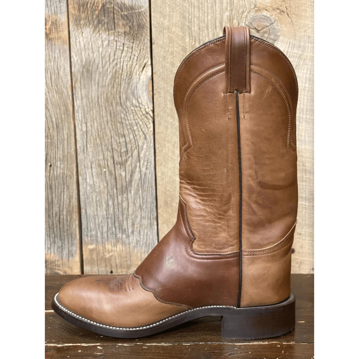 Full Grain Leather Cowboy Boots Unisex, Handmade Western Boots, Horse Riding Boots, Round Toe Leather Boots, Ranch Boots