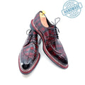 Handmade  Embossed Leather  Alligator Derby Shoes | Formal Oxford  Shoes | Custom mens Dress Shoes | Signature Collection
