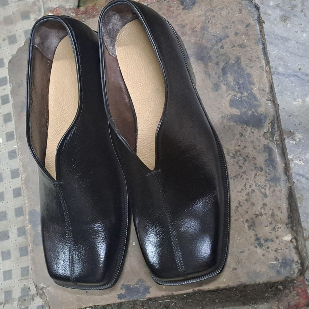 Wide Toe Box mens Dress Shoes | Handmade Leather Shoes | Extra Wide Fit | babouche slippers